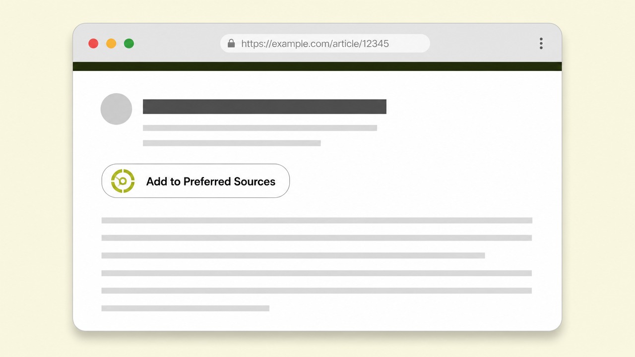 Google Preferred Sources: A Real Trust Signal for DTC Brands